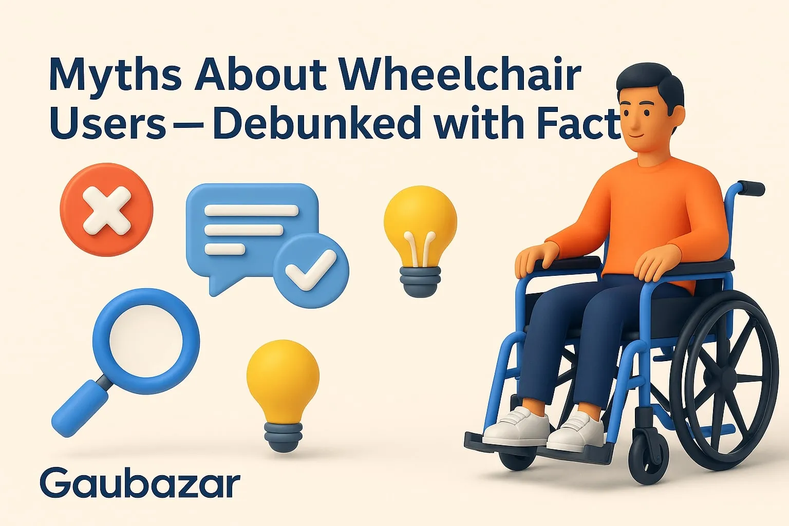 6 Myths About Wheelchair Users Debunked with Facts | Gaubazar