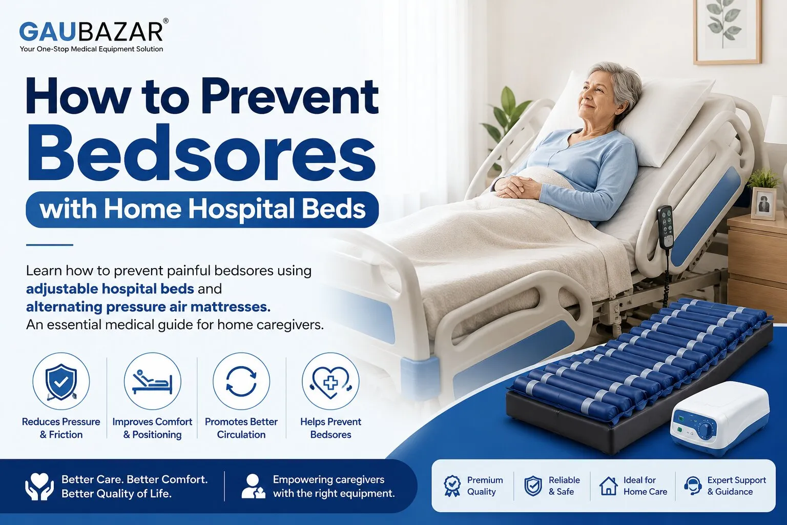 How to Prevent Bedsores with Home Hospital Beds