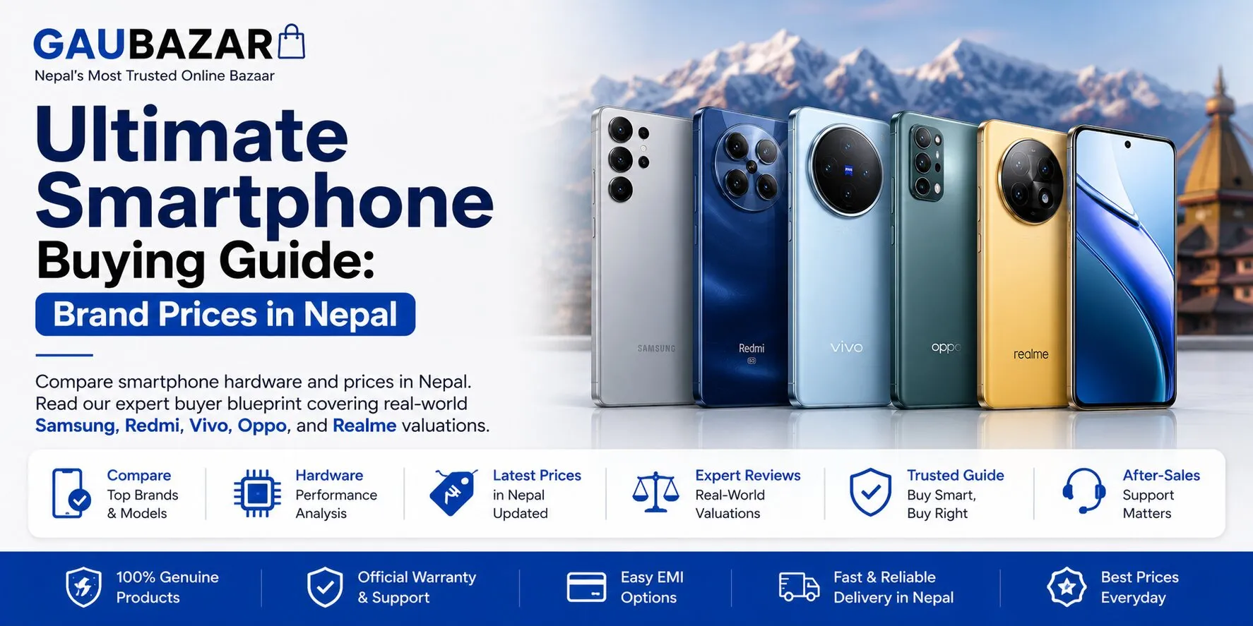 Ultimate Smartphone Buying Guide: Brand Prices in Nepal