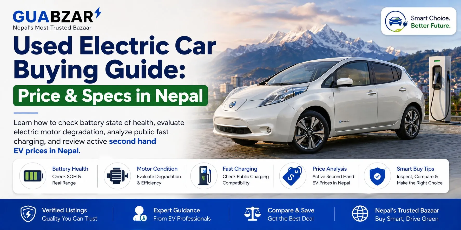 Used Electric Car Buying Guide: Price & Specs in Nepal