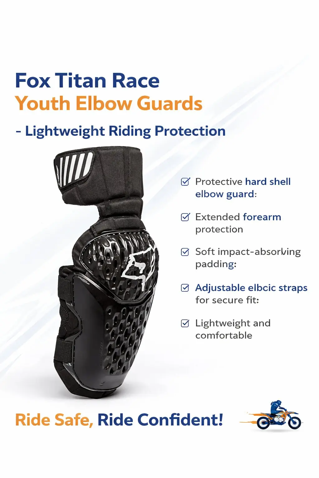Fox Titan Race Youth Elbow Guards