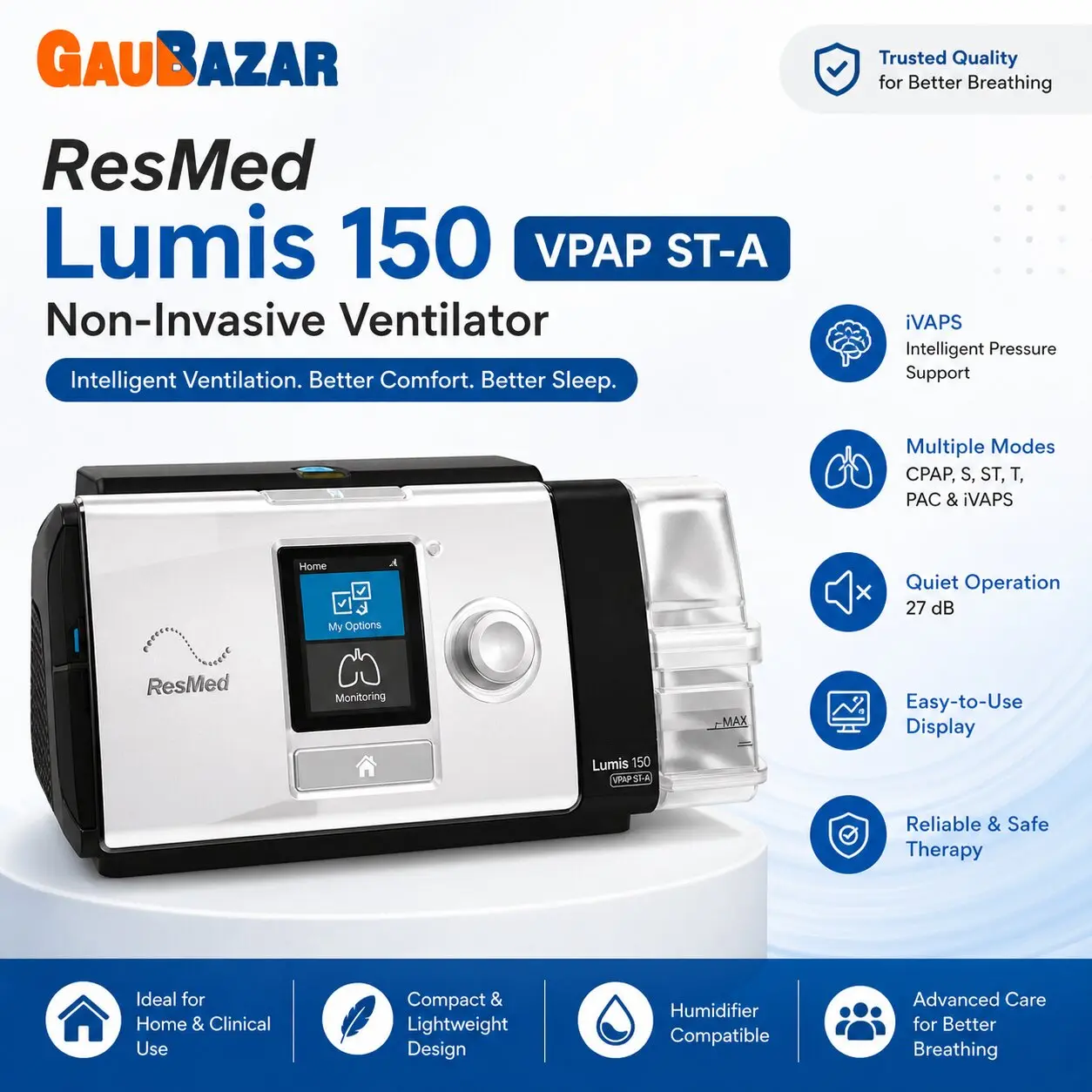 ResMed Lumis 150 VPAP ST-A