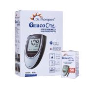 Dr. Morepen BG-03 Gluco One Glucometer Combo with 50 Strips 1/2