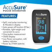 AccuSure YK011 Fingertip Pulse Oximeter 3/3