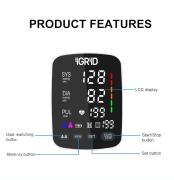 iGRiD Digital Blood Pressure Monitor For Home 3/3