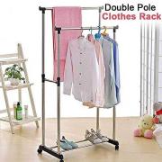 Double Pole Stainless Steel Cloth Drying Hanger 1/1