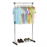 Single-Pole Standing Clothes Drying Rack 1/1