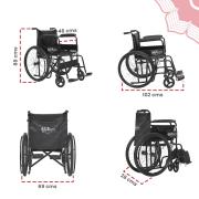 AGEasy Wheel Easy Foldable Wheelchair 2/3