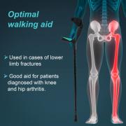 Adjustable Elbow Crutch: Comfortable and Durable Walking Support 2/3