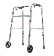 Balanced Frame Folding Walker with Wheels 1/3