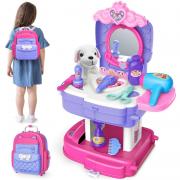 Kids Pet Care Grooming Toy Pet Beauty Salon Toys Set 1/3