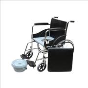 Wheelchair with Commode Seat Lift 2/3