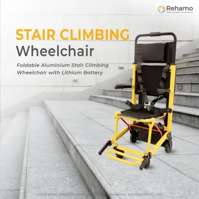 Stair Climbing Wheelchair in Nepal | 200kg Foldable