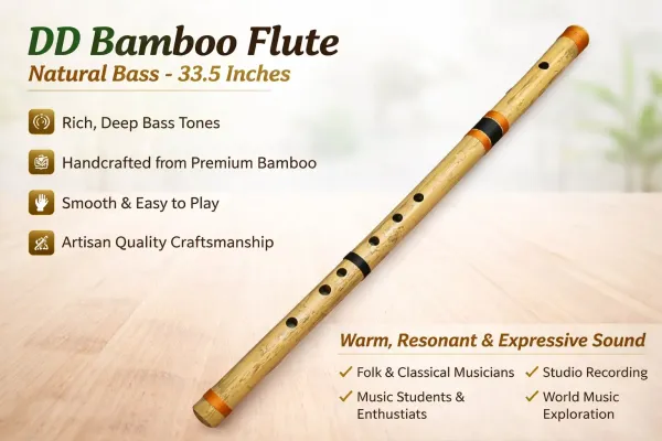 DD Bamboo Flute – Natural Bass