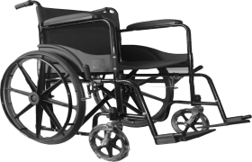 Basic Mag Wheelchair Powder coated Black 1/1