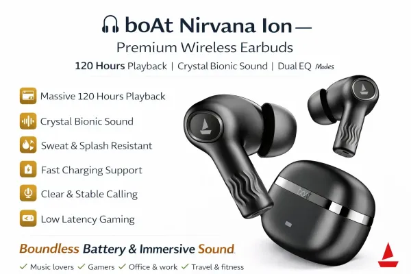 boAt Nirvana Ion – Premium Wireless Earbuds