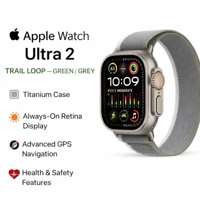 Apple Watch Ultra 2 (Trail Loop – Green/Grey)