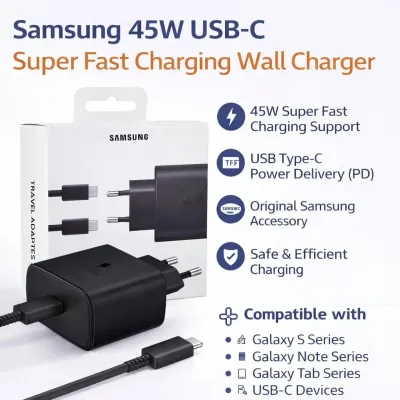 Samsung 45W USB-C Super Fast Charging Wall Charger