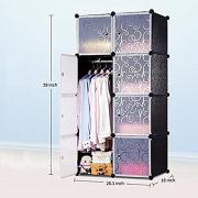 Diy Plastic 5+1 Cube Organizer House Of Quirk Multi-Use, Bookcase, Storage Cabinet, Wardrobe Closet