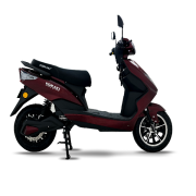 Komaki LY Premium Electric Scooter Cherry Red 1/1