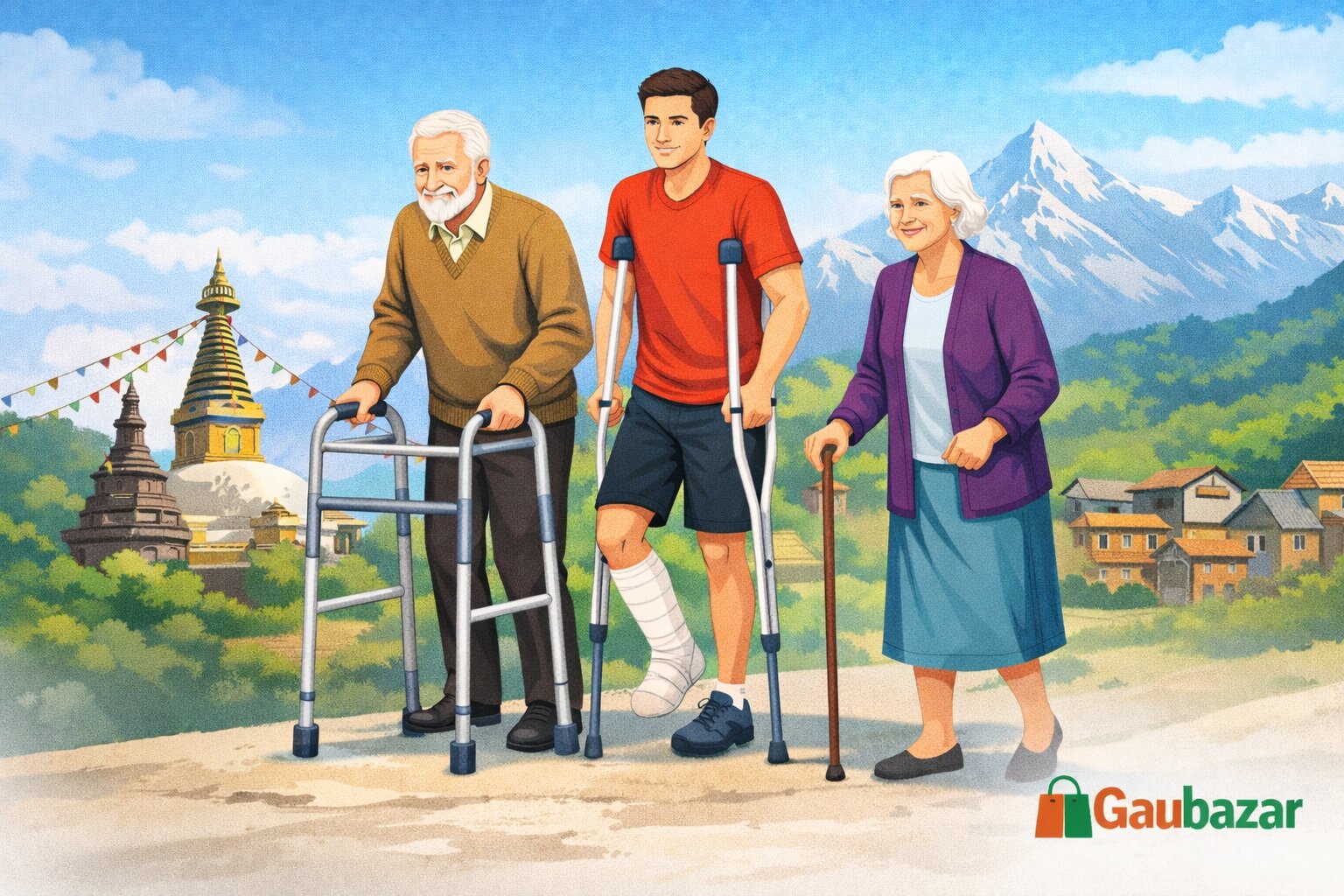 Exploring Walking Support Options in Nepal