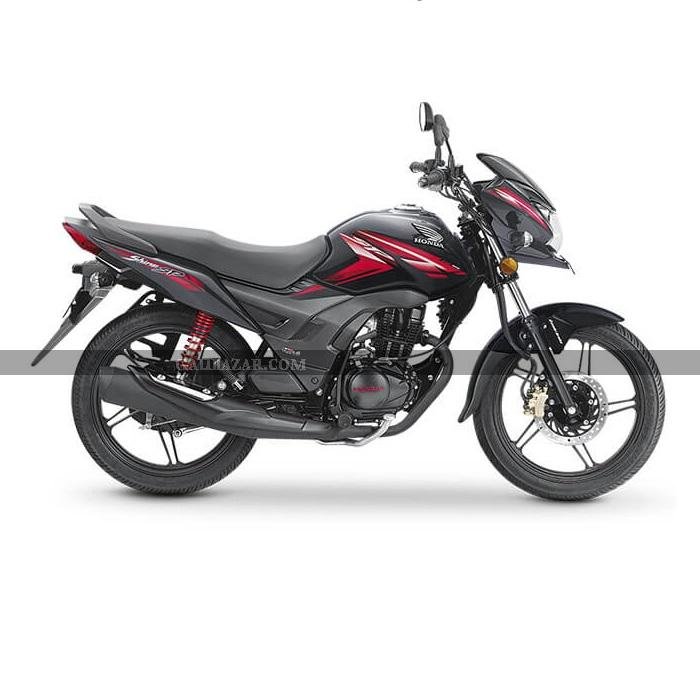 Honda CB Shine SP Athletic Black-Red
