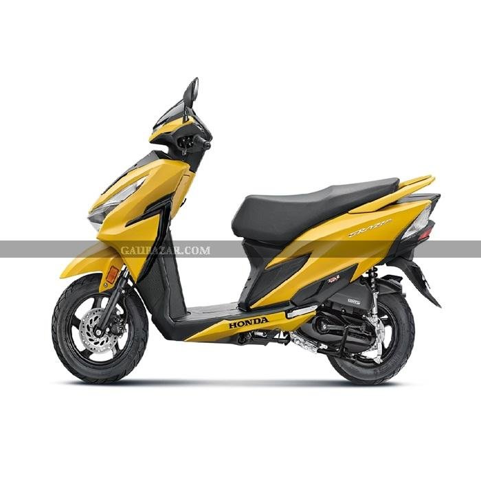 Honda Grazia BS6 Matte Cyber Yellow