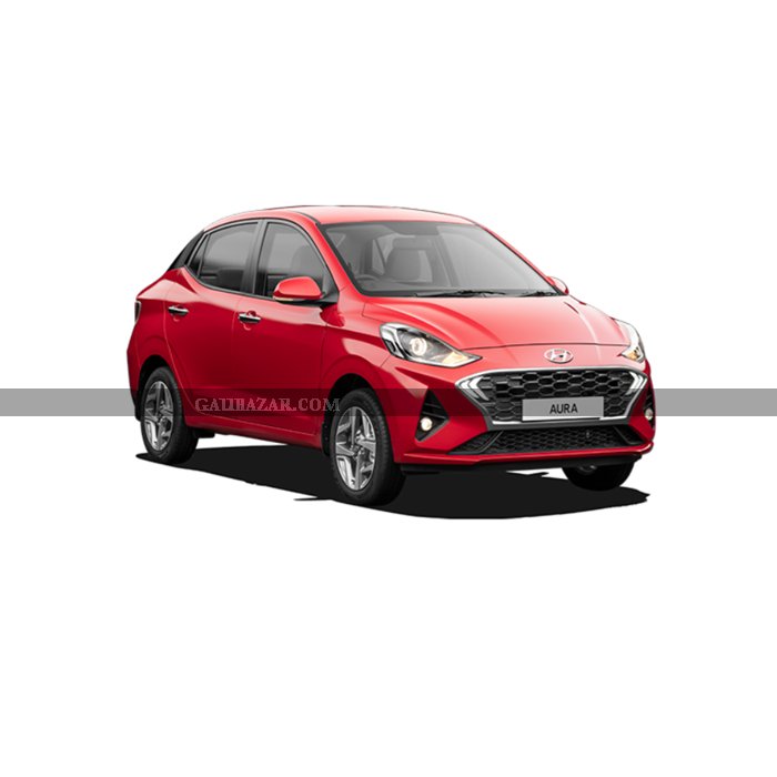 Hyundai Aura Fiery Red