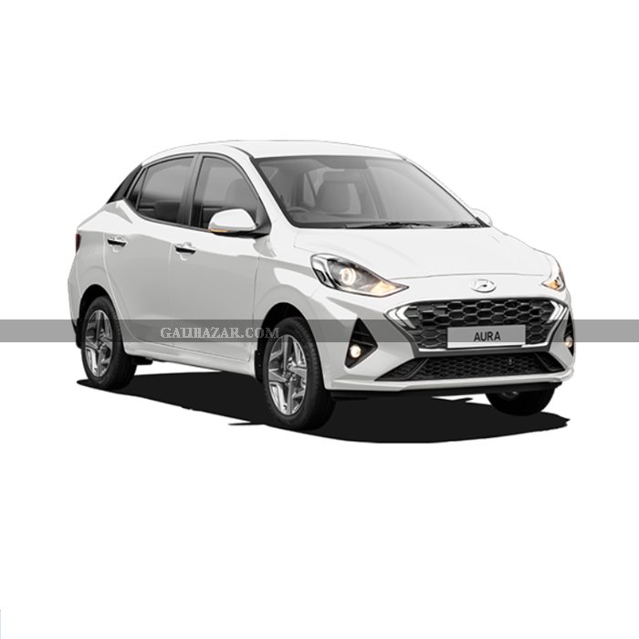 Hyundai Aura Polar White