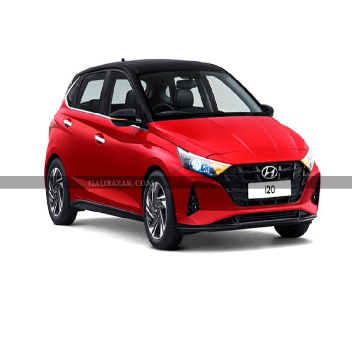 Hyundai i20 Sportz Fiery Red with Black Roof