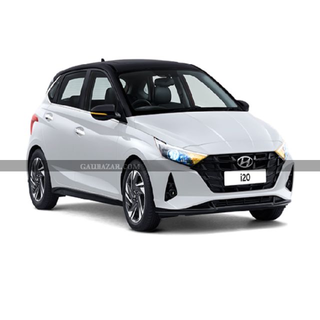 Hyundai i20 Sportz Polar White with Black Roof