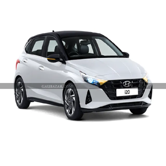 Hyundai i20 Sportz Polar White with Black Roof