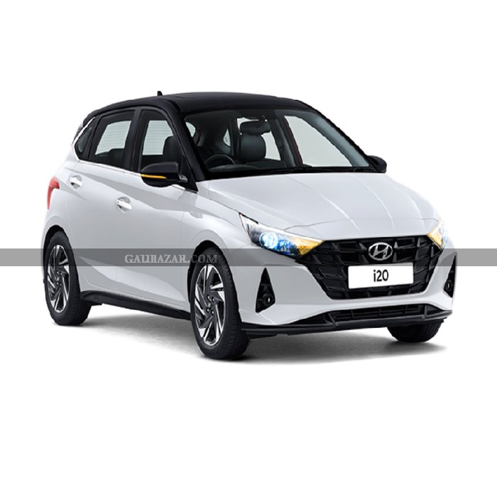 Hyundai i20 Sportz Polar White with Black Roof