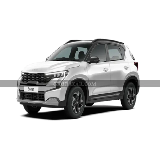 KIA SONET 1.5L HTX (DSL) Glacier White Pearl & Aurora Black Pearl