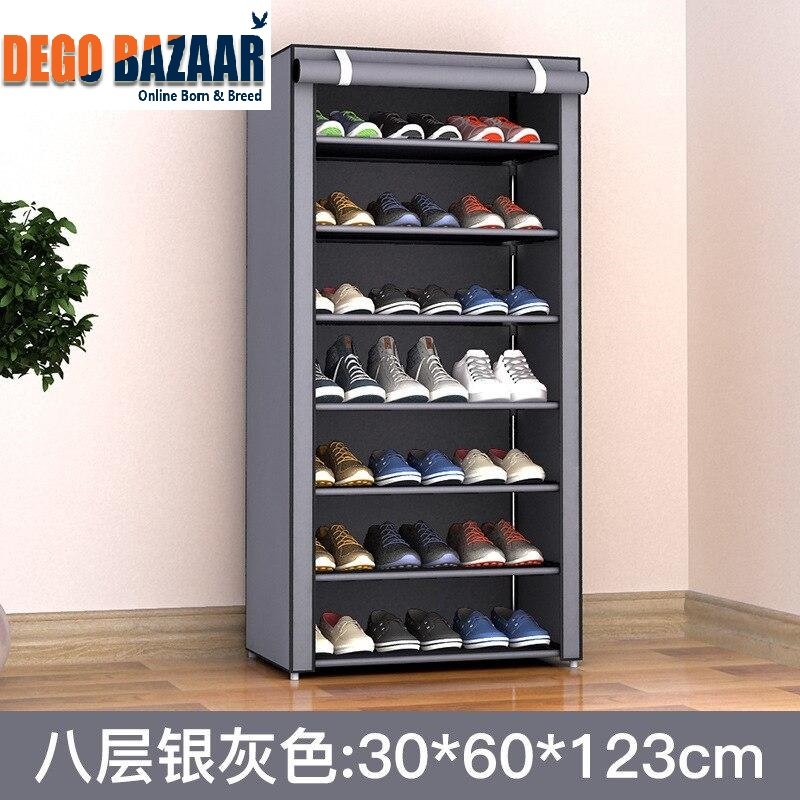 7 Layers Portable And Folding Multi-Purpose Shoe Rack & Stand