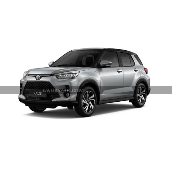 Toyota Raize 1.0L Turbo Automatic Silver Metallic Black