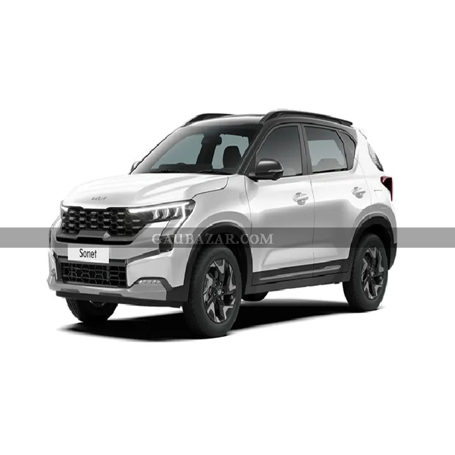 KIA SONET 1.2L HTE PTL Glacier White Pearl With Aurora Black