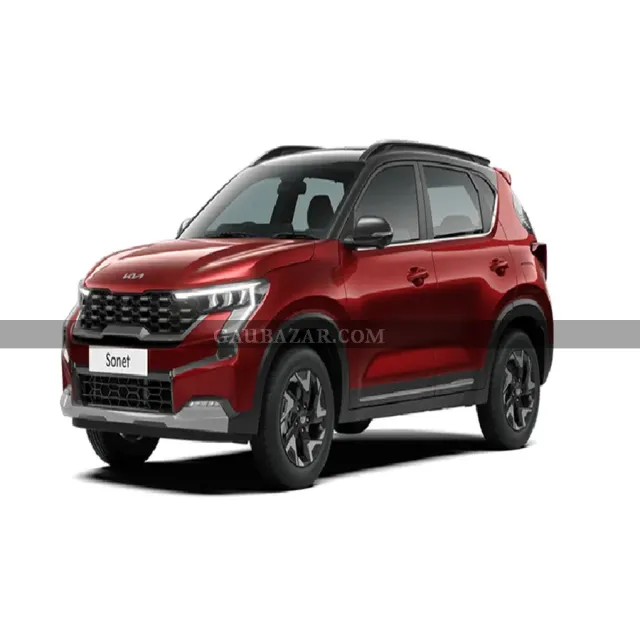KIA SONET 1.2L HTE PTL Intense Red With Aurora Black Pearl