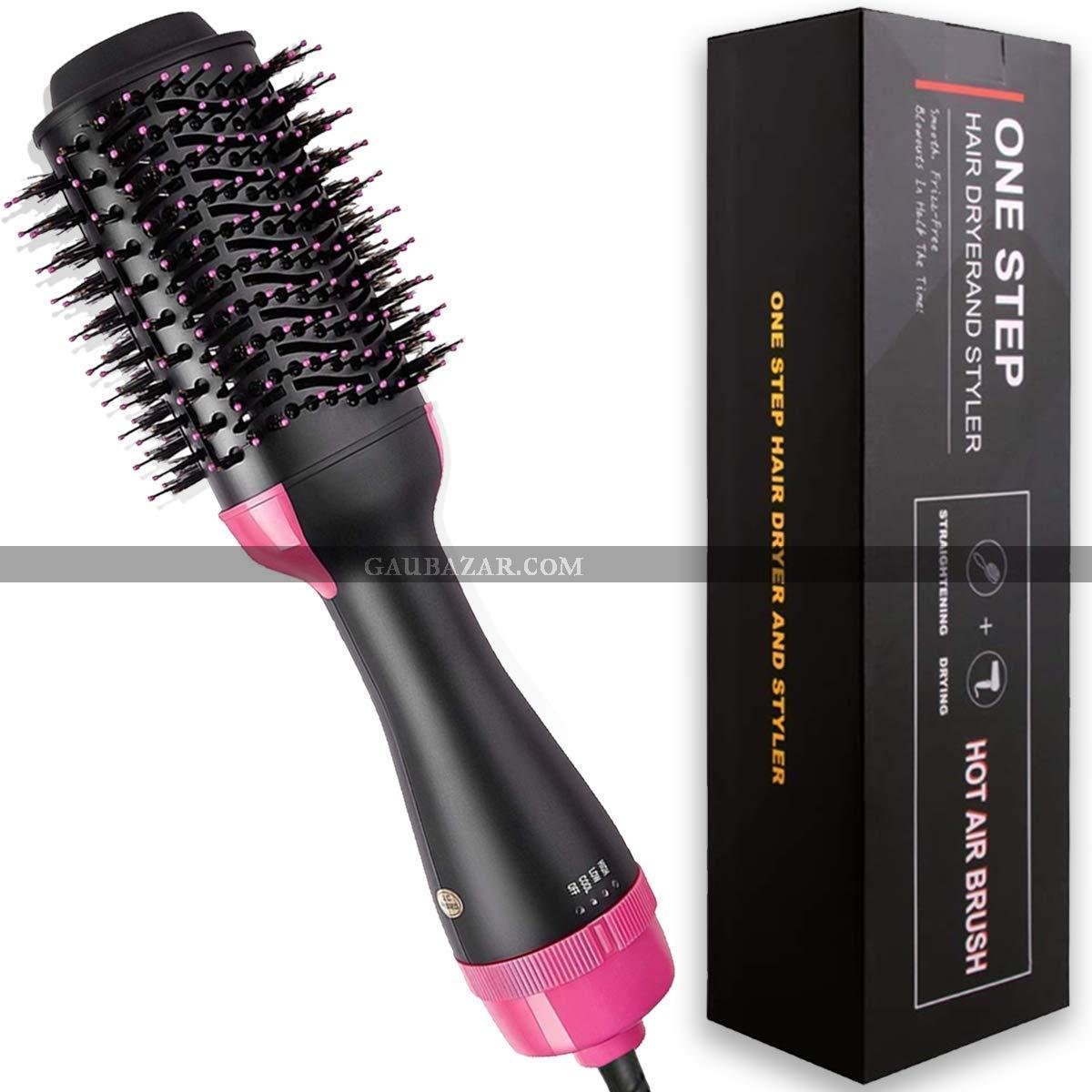 One Step Hair Dryer And Straight Hot Air Brush 1200 Watt