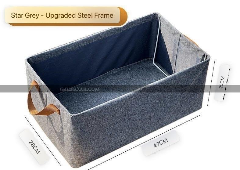 3Pcs Portable Clothes Organizing Storage Box, Storage Space Saver