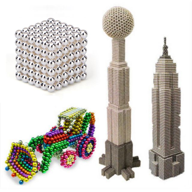 3mm Colorful 216PCS Magnetic Balls Toys Puzzle Magnet Magico