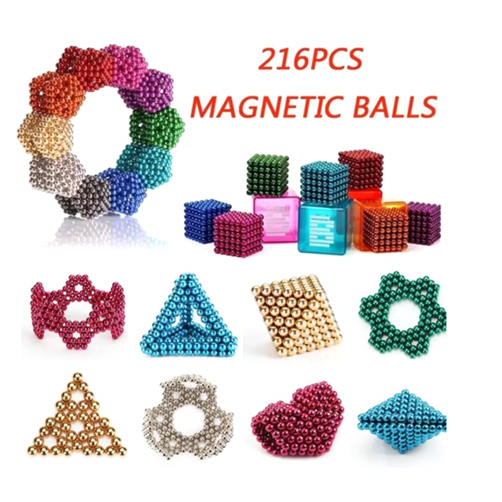 Magic Magnetic Blocks Balls Sphere Cube Puzzle Building Toys