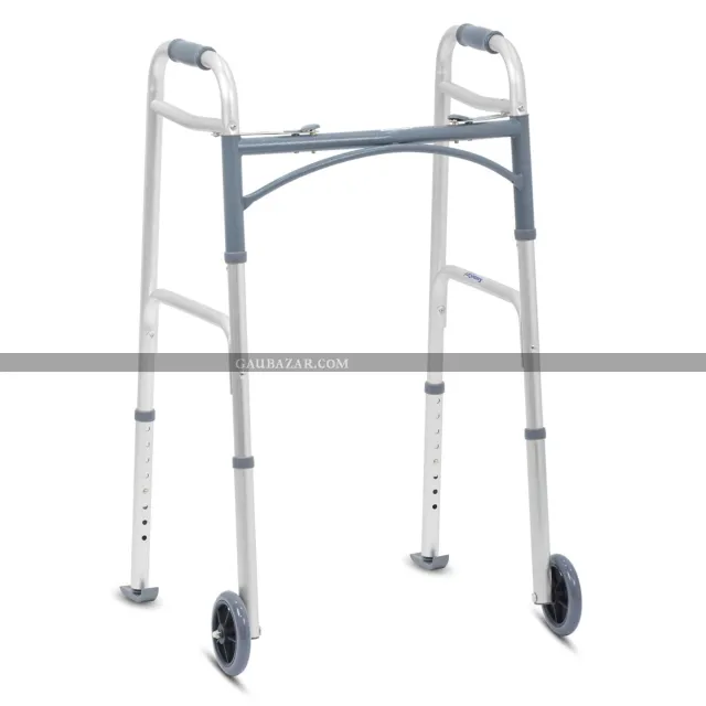 KosmoCare Deluxe Folding Walker with 5