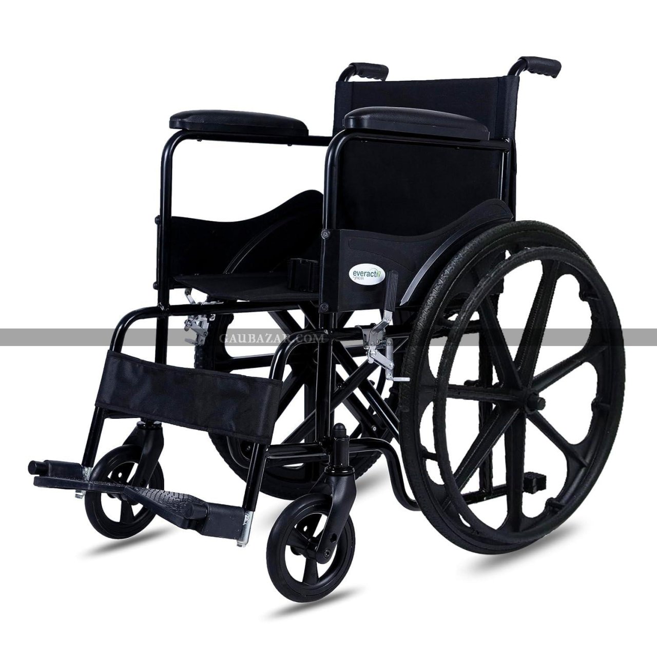 Everactiv Everyday Economy Foldable Wheelchair with Seat Belt
