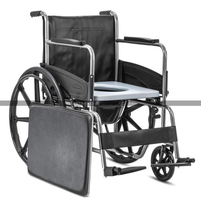 KosmoCare Dura Wheelchair With Commode