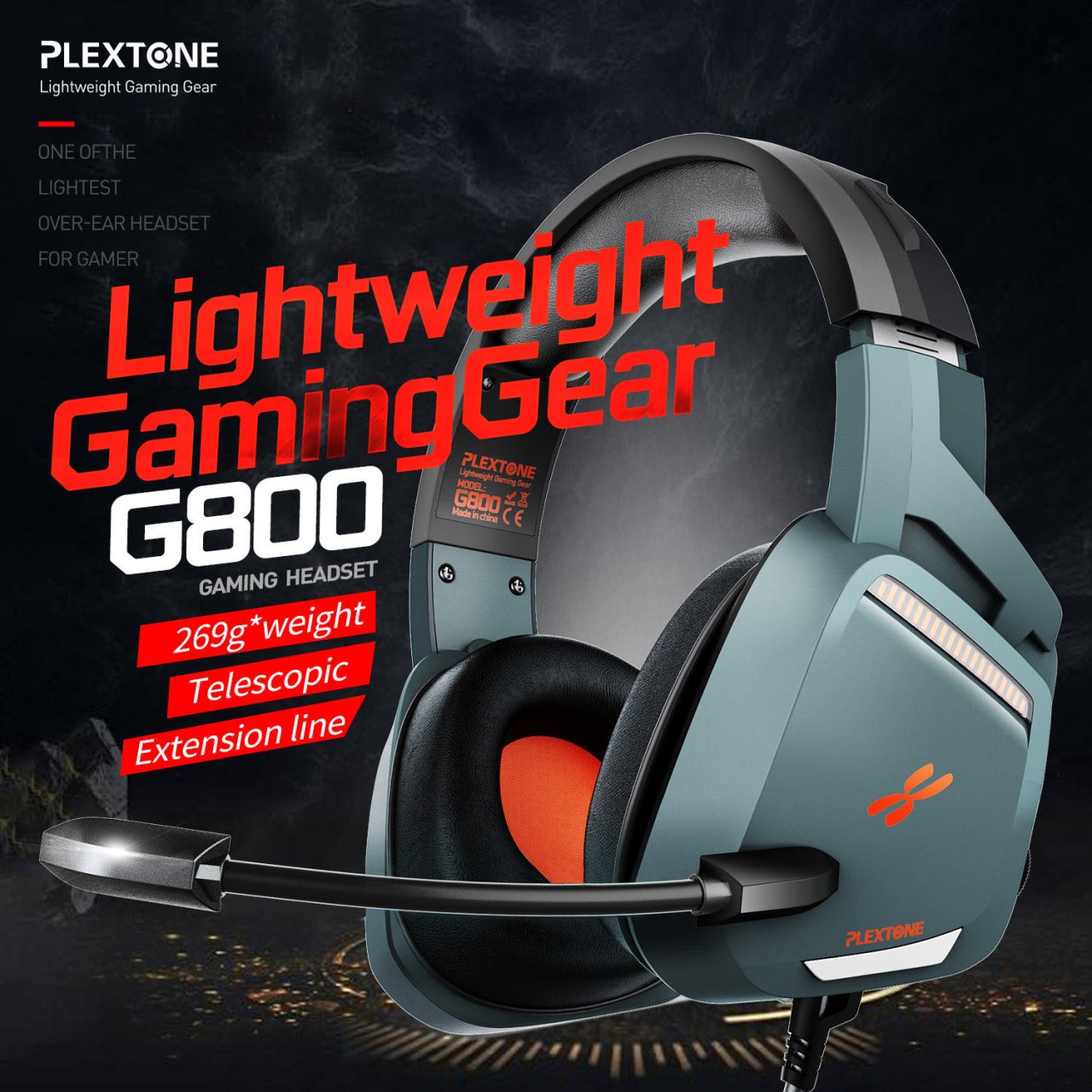 PLEXTONE G800 EXTRA BASS Mic for Mobile PC XBOX PS4