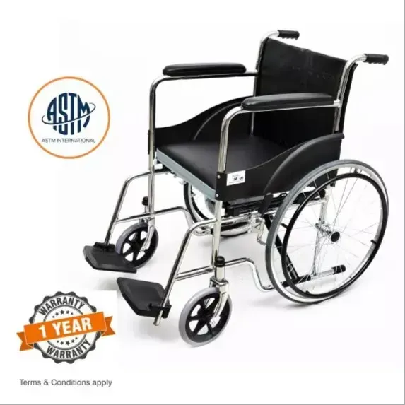 Wheelchair with Commode Seat Lift