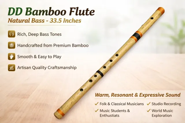 DD Bamboo Flute – Natural Bass