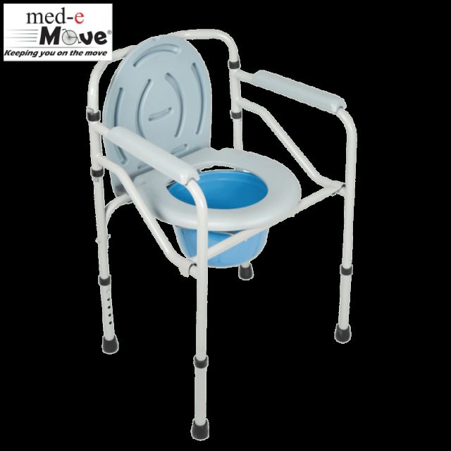 Commode chair-coated