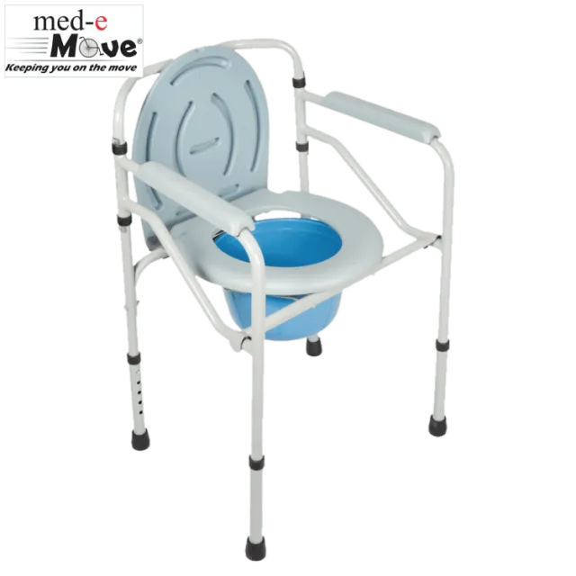 Commode chair-coated
